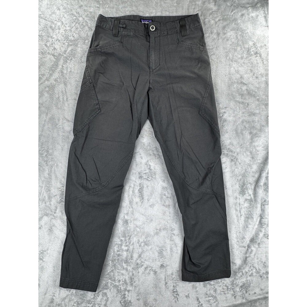Patagonia Mens Pants 30 Venga Rock Gray Regular Outdoor Cotton Stretch Nylon